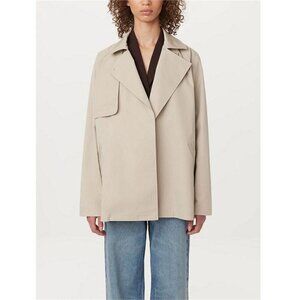 NWT Frank & Oak The Cropped Trench Coat in Light Beige M